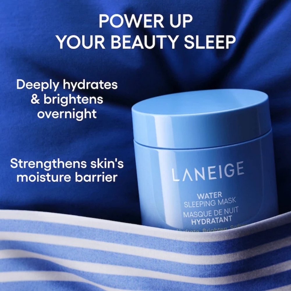 LANEIGE Water Sleeping Mask Hydrating Night Gel Korean Brand New In Box - Picture 7 of 12
